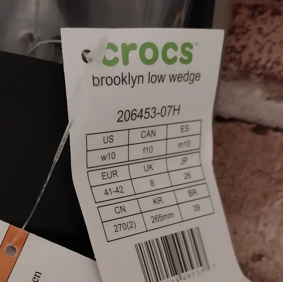 🆕️brand New With Tags 2023 Crocs brooklyn Low Wedge - Picture 9 of 10